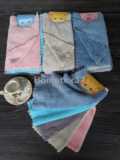 Салфетки микрофибра на картоне 30x30 см